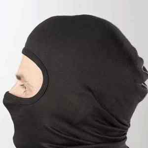 Pasamontañas de punto de algodón y poliéster transpirable de último estilo, máscara deportiva de moda con logotipo personalizado disponible para venta al por mayor - Product Image 4