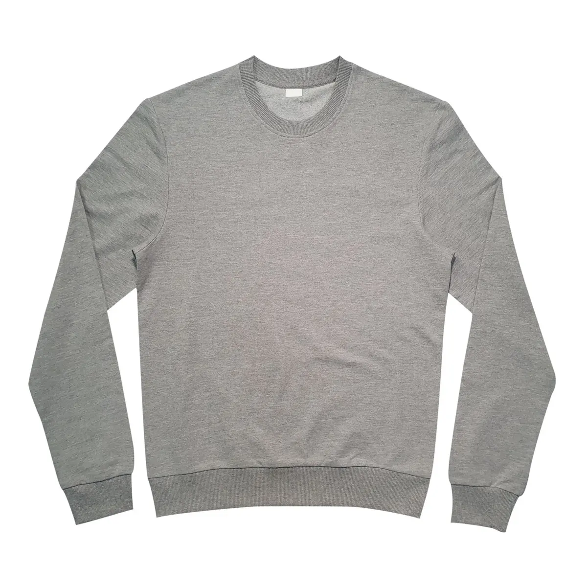 Casual style Sweatshirt for men Regular sleeves O-neck collar wholesale prices Cotton Gray