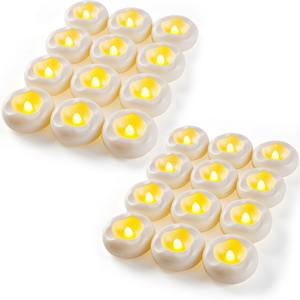 Vela Electrónica Flotante Impermeable y sin Llama TOOWIN para Bodas, Bares Románticos junto a la Piscina e Iluminación Ambiental - Product Image 6