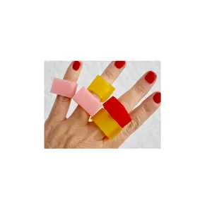 热卖神话般的树脂戒指时尚礼品男女饰品在浅暗戒指树脂周年纪念戒指畅销