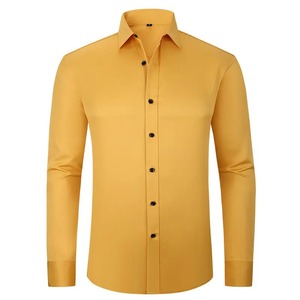 Meilleure qualité 180g coton hommes POLO chemise respirant couleur unie sans repassage uniforme d'affaires avec haute élasticité pour l'été OEM - Product Image 6