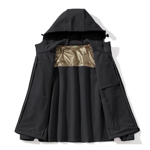 <b>Men</b> Premium Hooded Softshell <b>Jacket</b> OEM Windbreaker Hooded Rain <b>Jackets</b> Wholesale <b>Men's</b> Waterproof Winter Snow <b>Jackets</b> - Product Image 2