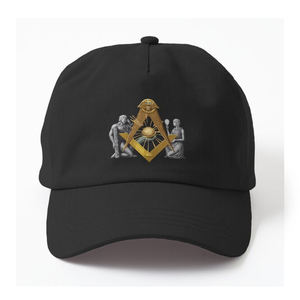 Casquette maçonnique de style classique, brodée, ajustable, confortable, pour les cérémonies, les réunions, les activités de plein air et les collectionneurs - Product Image 3