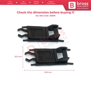 BSR10 2 Pièces Supports de Charnière à Levier pour Rail Coulissant de Toit Ouvrant pour E36 E38 E46 E39 X5 E53 54128202295 54128202296 - Product Image 5