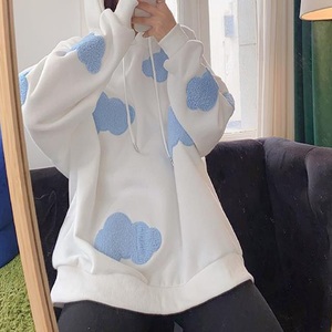 2023 nouveau Design femmes Style coréen à capuche et sweat haute qualité femmes surdimensionné à capuche et sweat - Product Image 4