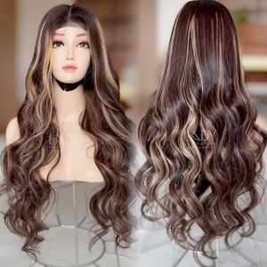 Bonne Qualité Cheveux Humains Vietnamiens Ondulés Couleur Perruques Vrais Cheveux Humains Pour Les Femmes Noires - Product Image 4