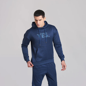 Venta al por mayor de los hombres apilados Joggers Trajes Set Hombres Custom Street Wear Stack Sweat Pant Sets Chándal para los hombres - Product Image 2