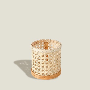 Petit panier de rangement multifonctionnel en rotin naturel moderne et écologique - Product Image 4