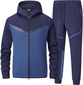 [Uniquement pour les produits prêts à être expédiés] Survêtements coupe ample Survêtements en polaire technique respirants pour hommes Vente en gros OEM - Product Image 2