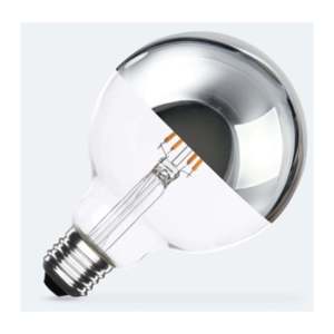 Ampoule LED Dôme Argentée Réglable D.125 6W Globe avec Excellente Luminosité Produit de Qualité Supérieure - Product Image 1