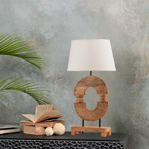 Lámpara de Madera de Marca Privada, Decorativa para Escritorio, Interior, Oficina, Dormitorio, Iluminación para el Hogar, Acabado Pulido Sofisticado, Estilo Chic Premium - Product Image 5