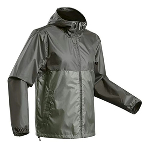 Chaqueta Impermeable con Capucha para Hombre, Chaqueta de Running con Cremallera, Transpirable y Cortavientos para Actividades al Aire Libre - Product Image 1