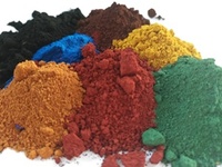 Oxyde de fer pigment rouge fabricants peinture de sol coloration béton ciment asphalte brique finisseur