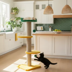 Griffoir pour chat Amistar Sunny Forest de haute qualité, adapté à toutes les races et tailles de chats. - Product Image 1