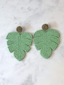 Lightweight Beaded and Embroidered <b>Earrings</b> From India <b>Handmade</b> <b>Earrings</b> for Women and Girls - Product Image 6