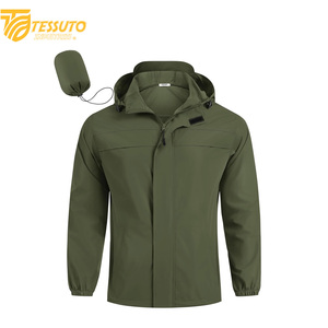 Venta al por mayor de alta calidad ligero de los hombres cortavientos chaqueta Softshell chaqueta transpirable deporte al aire libre cortavientos chaquetas de montaña - Product Image 1
