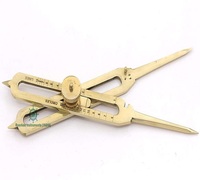 Nautical Brass Divider Compass for Marine and School Use
