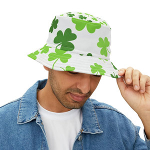 À la mode à large bord avec Design imprimé Style Hip Hop pour la pêche Meilleure arrivée 2025 soie réversible seau chapeaux - Product Image 5