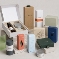 Boîte en papier cosmétique personnalisée, boîte pliante à rabat, emballage pour soins de la peau, sérum, crème, essence, maquillage, vente en gros, OEM, boîte en papier