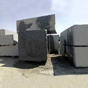 High Demand Black Marquina Granite Rough Block Best North Indian White Veined Stone Quarry Direct Large <b>Scale</b> Commercial Project - Product Image 1