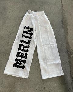 Personnalisé 100% Coton Éponge Française Sérigraphie Goujons Noir Lavage Soleil Délavé Lavage Sale Survêtements Hommes Survêtements - Product Image 3