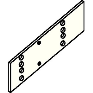 แผ่นยึดประตูสีขาว 9016 ใช้ได้กับ TS 83 EN 3-6 DORMAKABA ตัวล็อคและตัวปิดประตู - Product Image 3