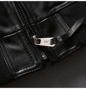 Fabricant en gros de vestes en cuir véritable, veste en cuir pour homme, costume, veste de moto, fabricant de haute qualité - Product Image 6