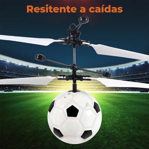 โดรนฟุตบอลบังคับด้วยเซ็นเซอร์ ชาร์จไฟได้ ของเล่นโดรนไฟฟ้าขนาดเล็กสำหรับผู้เริ่มต้น พร้อมฟังก์ชั่นติดตามฉัน รวมแบตเตอรี่สำหรับเล่นกลางแจ้ง - Product Image 2