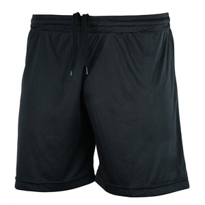 Wholesale Best Selling 2 Side Pockets Breathable <b>Black</b> Color Elastic Waist Cotton/Polyester Men Summer Shorts Gym Training Wear - Product Image 1