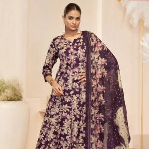 Venta al por mayor de ropa festiva artesanal exclusiva colección de algodón impreso confeccionado ropa de fiesta india y paquistaní - Product Image 1