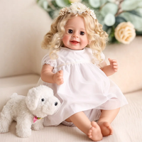 Poupée Reborn Babeside Yaney avec yeux ouvrables et fermables, modèle fille plus âgée, 20 pouces, style princesse, jouet doux, mini-poupée, poupée de mode