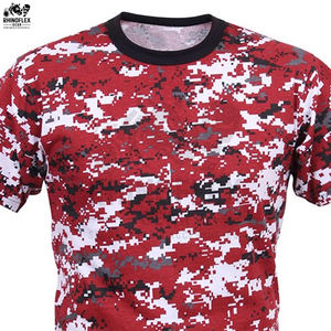 Custom Logo <b>Men</b> Camouflage <b>T</b>-<b>Shirts</b> Long Sleeve Oversized Ringer Streetwear <b>Thermal</b> Pullover Camouflage <b>T</b>-<b>Shirts</b> <b>For</b> <b>Men</b> - Product Image 5