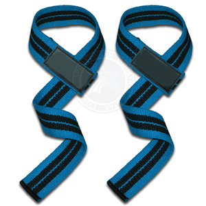 Venta al por mayor de alta calidad de alta resistencia ajustable antideslizante correas de levantamiento de pesas de algodón con diseño personalizado Logo Color - Product Image 2