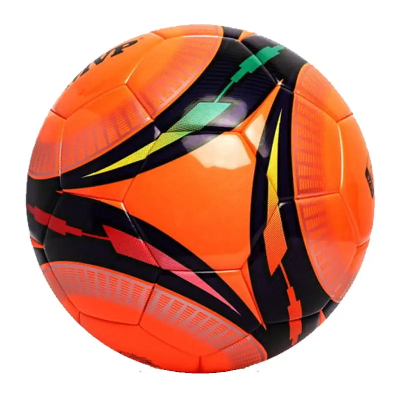 Качественный футбольный мяч из ПВХ официального размера с напечатанным логотипом для матча