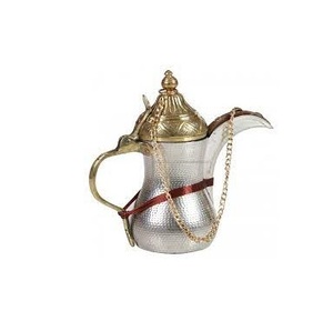 Kitchenware Copper Plated <b>Tea</b> <b>Pot</b> Finest Quality Round Metal Arabian Dallah Classic Luxury <b>Large</b> Size Coffee <b>Pot</b> - Product Image 2