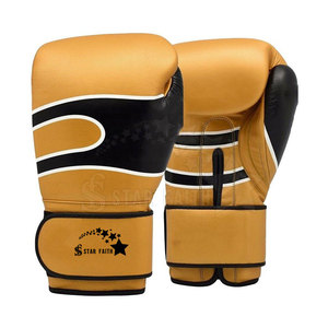 Guantes de boxeo de cuero PU Guantes de boxeo de entrenamiento duraderos para adultos Gimnasio y Fitness Guantes de boxeo deportivos - Product Image 1