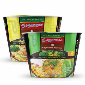 SINOMIE 65g Cup <b>Instant</b> <b>Noodles</b> Manufacturer OEM Vegetable Flavor Cup & Bag <b>Instant</b> <b>Noodles</b> - Product Image 2