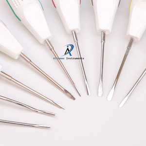 ชุดลิฟต์ยกรากฟันพลาสติกสีขาวเครื่องมือศัลยกรรมทางทันตกรรมสำหรับการถอนฟันและการทำให้รากมีความหรูหราโดยเครื่องมืออัลโตเม่ - Product Image 3