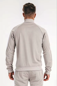 Chaquetas con logotipo personalizado para hombre, uniforme de poliéster con cremallera, logotipos personalizados - Product Image 3