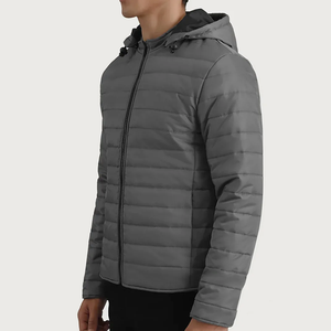 Chaqueta Acolchada Impermeable con Capucha Ligera para Hombre, Resistente al Viento, Cálida, para Actividades al Aire Libre, Ropa de Abrigo de Alto Rendimiento, Venta al por Mayor - Product Image 2