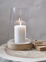 Porte-bougie et support en bois de luxe faits à la main pour la décoration de la maison Noël et Pâques