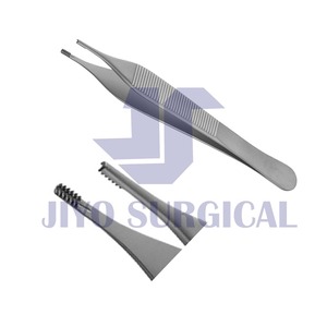 Fórceps de tejido marrón Adson de acero inoxidable de 12 cm | Fórceps quirúrgicos con dientes para un manejo preciso del tejido - Product Image 5