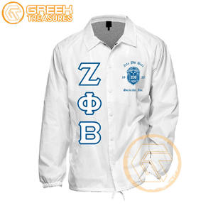 Chaqueta de línea de mujer Zeta Phi Beta con logotipo personalizado, ropa de hermandad, chaqueta de línea bordada de diseñador para mujer, chaquetas de entrenamiento más finas para mujer - Product Image 4