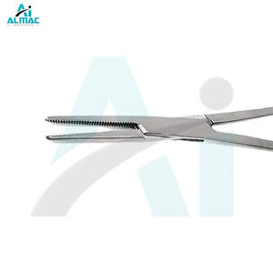 Fórceps Kelly personalizados de ALMAC, fórceps Kelly de acero duradero, abrazaderas quirúrgicas, instrumentos curvos y rectos, instrumento quirúrgico médico - Product Image 5