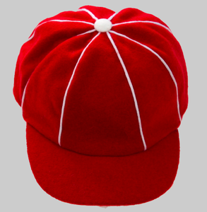 Casquette baggy de cricket bleue de conception personnalisée professionnelle chapeaux unis brodés à motif de points sportifs à 5 panneaux - Product Image 6