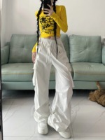 Tendance femmes Baggy Jogger séchage rapide 100% coton décontracté Cargo pantalon femmes surdimensionné multi-poches pantalon fabricant