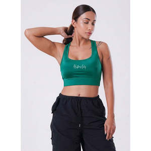 เสื้อชั้นในกีฬาสำหรับผู้หญิง M Fitness ระบายอากาศได้ดี เป็นมิตรกับสิ่งแวดล้อม รองรับแรงกระแทกสูง ตกแต่งด้วยผ้าตาข่าย เหมาะสำหรับออกกำลังกาย สายปรับได้ ใช้สำหรับวิ่ง - Product Image 4