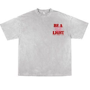 เสื้อยืดขนาดใหญ่สำหรับทั้งชายและหญิงพิมพ์ลายสกรีนเสื้อคอตตอนออกแบบโลโก้ได้ตามต้องการ - Product Image 2