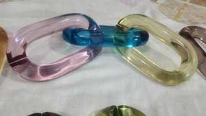 Accents muraux faits à la main en chaîne acrylique moderne article décoratif pour la maison liée personnalisée pour accrocher toute la vente résine adorable mate - Product Image 3