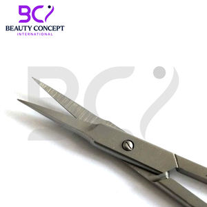 Ciseaux à ongles cuticules lame droite en acier inoxydable 9.5 cm meilleure qualité soins de beauté personnels utiliser ciseaux à cuticules - Product Image 5